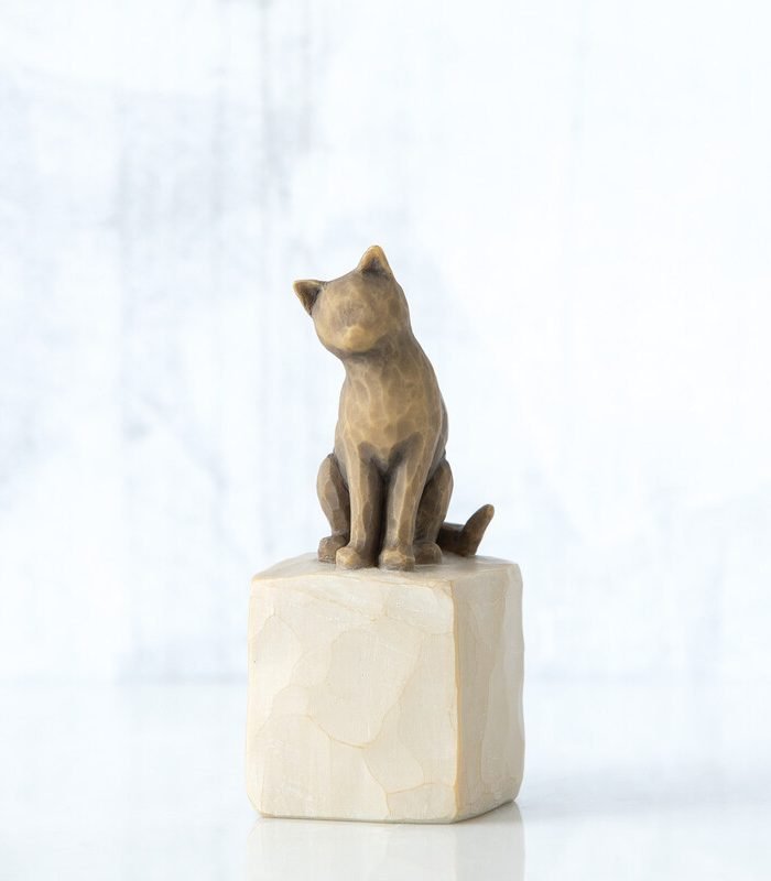 Love my Cat (Dark) - Willow Tree - Image 1