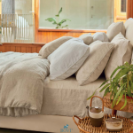 Capa de Edredon com Almofadas "MILAN" | Linho Europeu