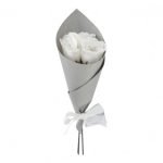 Bouquet 3 Rosas Brancas Sabonete – Mathilde M