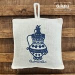 Almofada de Lavanda Bordado Azul "Cantarinha dos Namorados"