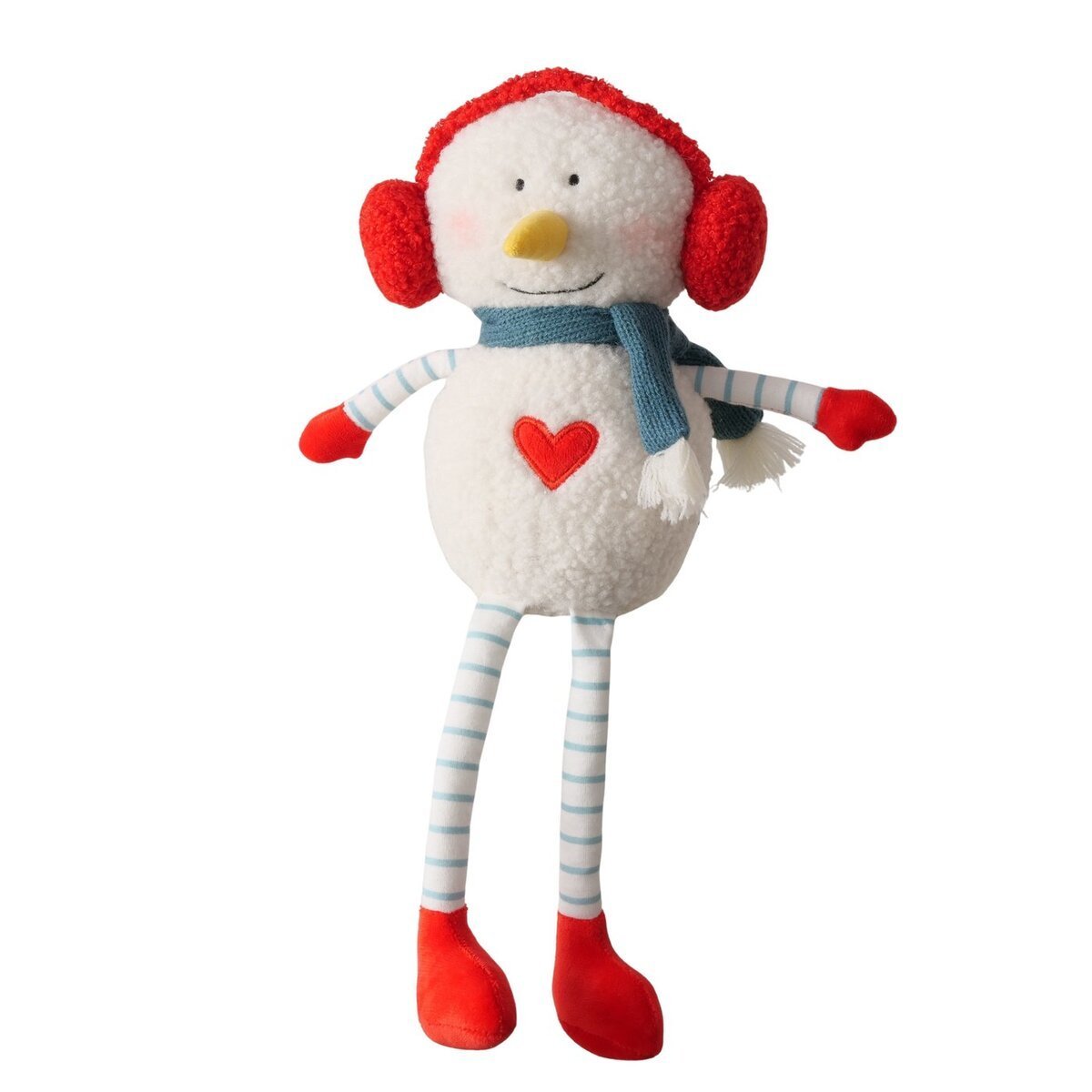 2061201-chafarica-guimaraes-portugal-natal-cartola-auscultadores-sehl-sitter-estante-decor-decoraçao-casa-home-textil-quarto-sala-natal-arvore-natal-boneco-neve-snowman- Boneco de Neve com Auscultadores - Image 1