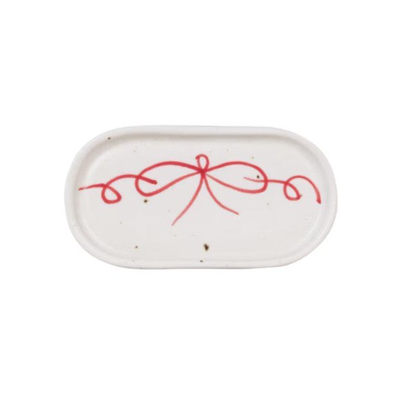 220704-CHAFARICA-GUIMARAES-PORTUGAL-LOIÇA-LAÇO-BOW-COZINHA-CASA-DECORAÇÃO-DECORATION-PRATO-PEQUENO-HOUSE-DECOR-NATAL-PRENDA-GIFT Prato Pequeno - Coleção Laço - Image 1