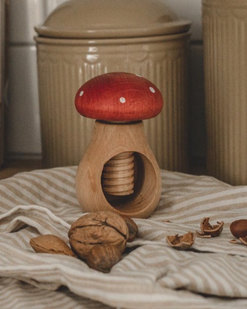 326700-CHAFARICA-GUIMARAES-PORTUGAL-LOIÇA-LAÇO-BOW-COZINHA-CASA-DECORAÇÃO-DECORATION-PRATO-PEQUENO-HOUSE-DECOR-NATAL-PRENDA-GIFT-1 Quebra Nozes Cogumelo - Image 2