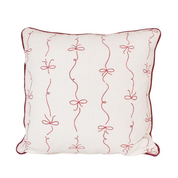 426601-CHAFARICA-GUIMARAES-PORTUGAL-LAÇOS-BOWS-CAPA-ALMOFADA-RETANGULAR-SALA-SALON--CASA-BRANCO-BEGE-VERMELHO-ROSA-DECORAÇÃO-DECORATION-FESTAS-HOUSE-DECOR-NATAL-PRENDA-GIFT Capa de Almofada - Coleção Laço - Image 1