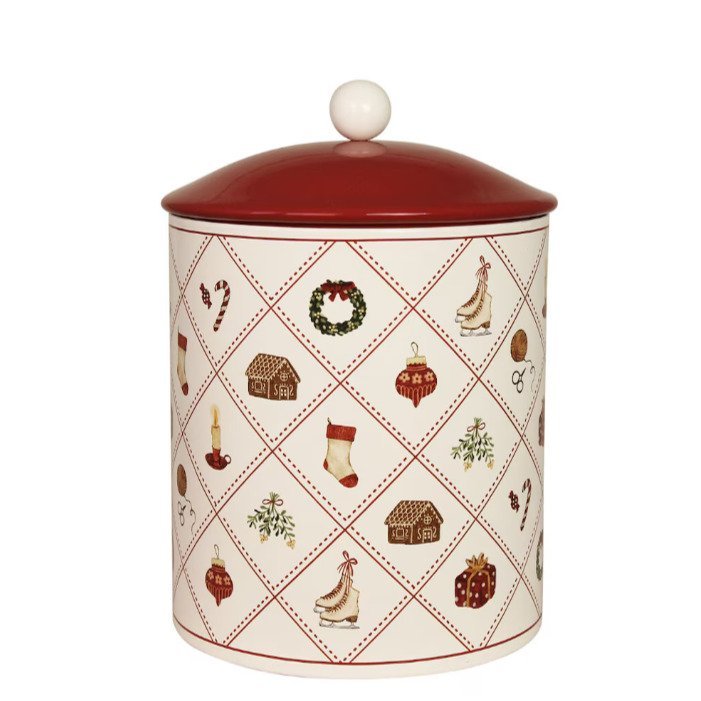 527724-chafarica-guimaraes-portugal-cozinha-armazenamenro-bolachas-massa-kitchen-house-decoração-natal-christmas-pote-caiza-tema-grande-large Lata Natalícia Grande - Image 1