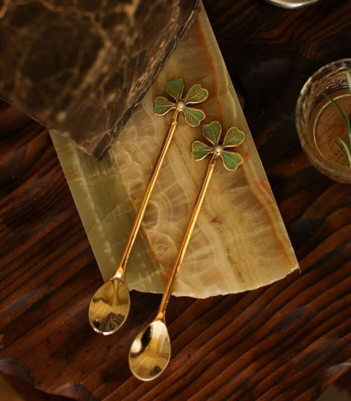 Conjunto de Colheres de Chá Lucky Clover - Image 2