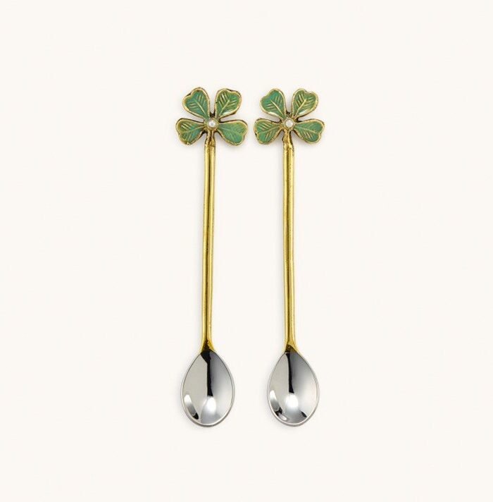 Conjunto de Colheres de Chá Lucky Clover - Image 1