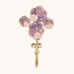 Gancho com Violetas
