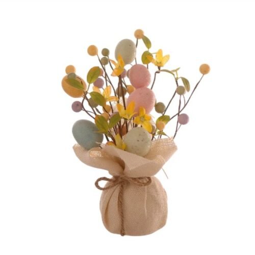 "Árvore" de Serapilheira de Ovos Coloridos