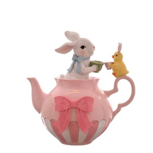 Coelho e Pintainho numa Chaleira