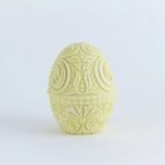 Vela Ovo Aromático Amarelo – Almond Bliss