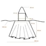 Avental de Cozinha com Pregas - Coleção Galo Azul - Image 3