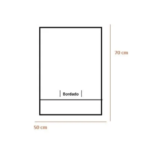 Pano de Favo com Bordado - Coleção Galo Azul - Image 3