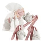 Saquinho com 3 Gessos Macaron Framboesa – Mathilde M