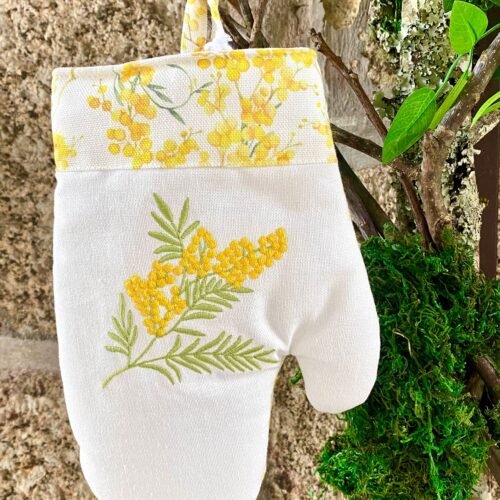 Luva com Bordado - Coleção Mimosas