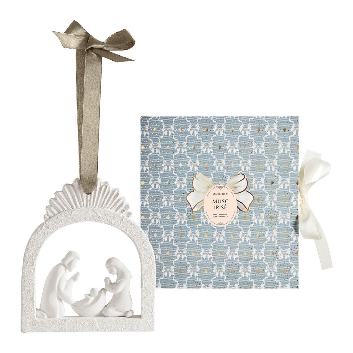 chafarica-guimaraes-portugal-natal-norte-presepio-sagtada-familia-gesso-aroma-ceramica-casa-home-festive-ribbons-scented-christmas-nativity-scene-musc-irise Presépio de Natal “Musc Irisé” – Mathilde M - Image 1